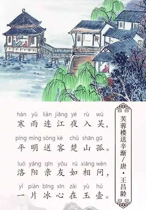 十二时辰诗词——芙蓉楼送辛渐