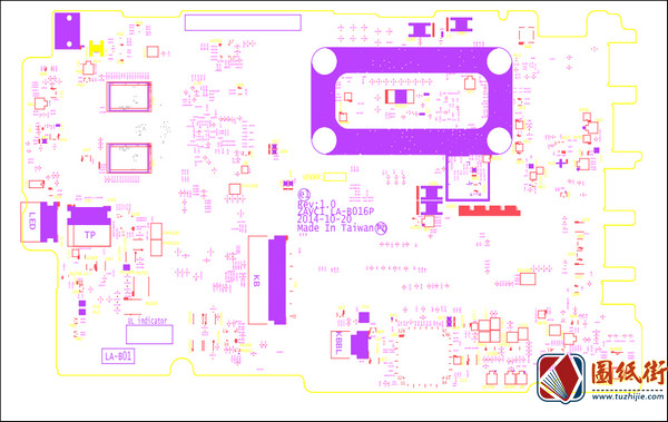 Dell 15 5000 5548 LA-B016P R1.0戴尔笔记本点位图BRD+CAD+PDF