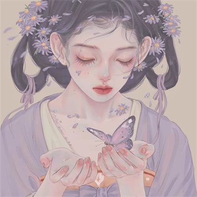 仙气唯美的稀有古风动漫女头