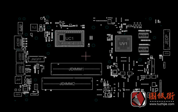 Dell 15 5000 5548 LA-B016P R1.0戴尔笔记本点位图BRD+CAD+PDF